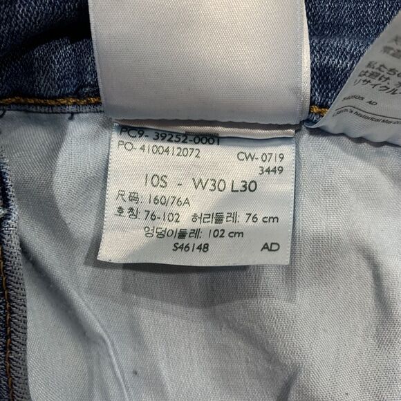 Levi’s Size 10 Classic Boot Cut Jeans Mid Rise Flat Stretch Denim Blue Women’s - Picture 10 of 12